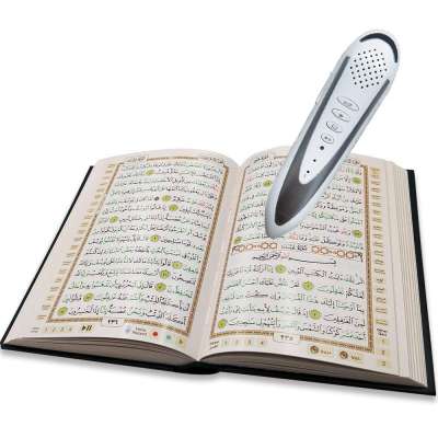 Digital Pen Quran Talking Reader Word by Word Function Holy Qur'an Pen with English Arabic Urdu French Spanish German etc